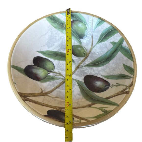 Williams-Sonoma Olive Grove Picholine Pastas Bowl 9 3/8" Portugal - Picture 2 of 4